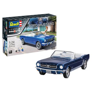 Revell 05647 Geschenkset, 60th Anniversary Ford Mustang  Maßstab 1:24