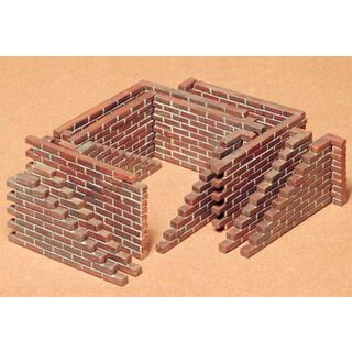 Tamiya 300035028 1:35 WWII Diorama-Set Mauerst