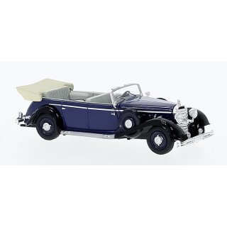 Brekina 21053 Mercedes 770 K, dunkelblau, 1938 Maßstab: 1:87