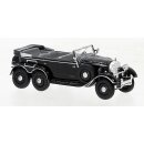 Brekina 21078 Mercedes G4, schwarz, 1938, Maßstab:...