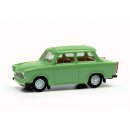 Herpa 020763-006 Trabant 601 Limousine, riogrün...