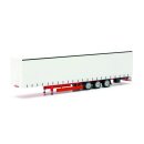 Herpa 077064 Lowlinergardinenplanen-Auflieger 15m, 3achs,...