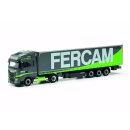 Herpa 315029 Iveco S-Way LNG Gardinenplanen-Sattelzug,...