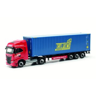 *Herpa 317368 Iveco S-Way LNG Container-Sattelzug, HH Bode/Tailwind  Maßstab 1:87
