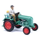 Busch 40072 Traktor Kramer KL 11 + Bauer und Kind, 1953...