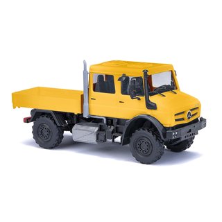 *Busch 51080 Mercedes Benz Unimog U 5023 Doppelkabine, gelb, 2013  Maßstab 1:87