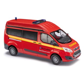 Busch 52517 Ford Transit Custom Bus HD, Werk-FW Aurubis, 2012  Nr. 7 Maßstab 1:87