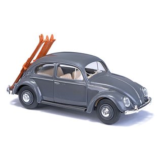 Busch 52965 VW Käfer Ovalfenster mit Skiträger, 1955  Maßstab 1:87