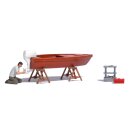 *Busch 79815 A-Set: Boot reparieren Spur H0