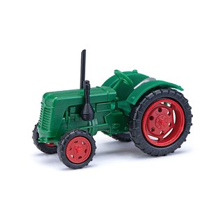 Busch 211006810 Traktor Famulus, Grün, rote Felgen Spur TT