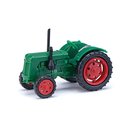 Busch 211006810 Traktor Famulus, Grün, rote Felgen...