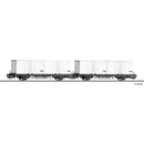 Tillig 70056 Güterwagenset, Deutschen Post, mit zwei...