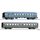Tillig 01084 2er Set Personenwagen D 118 Leipzig-Köln, DR, Ep.III  Spur TT