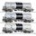 Tillig 01089  3er Set Kesselwagen, KVG, DR, Ep.V  Spur TT