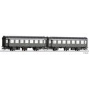 Tillig 01092 2er Set Personenwagen 2. Klasse, DB, Ep. III...