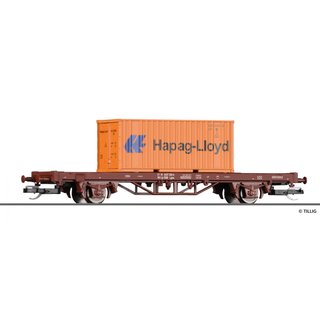 Tillig 17485 START-Containertragwagen Lgs der ÖBB, beladen mit einem 20‘ Container  Spur TT