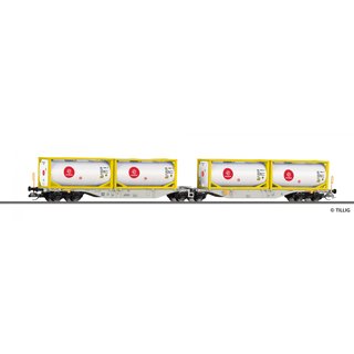 Tillig 18074 Containertragwagen, DBAG, Ep.IV  Spur TT