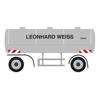 Herpa 952422 Wassertransportanhänger 2a, Leonhard Weiss  Maßstab 1:87