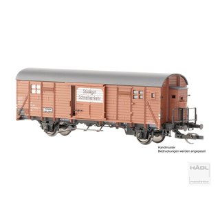 Hädl 113194-98 LEIG-Einzelwagen mit Bremserhaus, DR, Ep.IV, zugerüstet Spur TT
