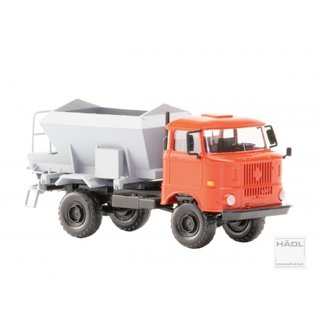 Hädl 121053-11 IFA W50LA Streuaufsatz D 032,verkehrsrot  Spur TT
