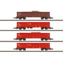 Märklin 82542 Hochbordwagen-Set Eanos Schrottzug, DB...