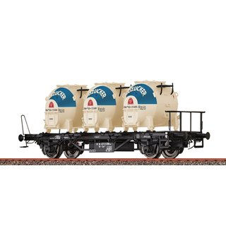 BRAWA 50922 Spur H0 Behältertragwagen Lbs577, DB, Ep.IV, Südzucker