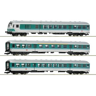Roco 6200034 3-tlg. Set 1: Nahverkehrswagen, DB AG, Ep. V-VI Spur H0
