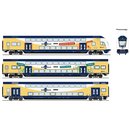 Roco 6210105 3-tlg. Set: Doppelstockwagen, metronom, Ep....