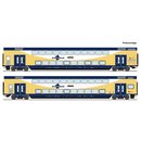 Roco 6200106 2-tlg. Set: Doppelstockwagen, metronom, Ep....