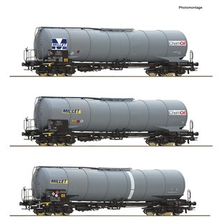 Roco 6600091 3-tlg. Set: Kesselwagen, MILLET, Ep. VI  Spur H0