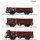 Roco 6600102 3-tlg. Set: Offene Güterwagen, DRB, Ep. II  Spur H0
