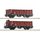 Roco 76289 2-tlg. Set: Offene Güterwagen, DB, Ep. III  Spur H0