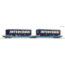 Roco 6600035 Doppeltaschen-Gelenkwagen T3000e, EUROWAGON,...