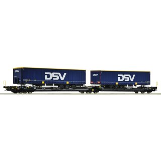 Roco 6600034 Doppeltaschen-Gelenkwagen T3000e, TX Logistik, Ep. VI  Spur H0
