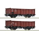 Roco 6600058 2-tlg. Set: Offene Güterwagen, PKP, Ep....