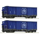 Roco 6640003 2-tlg. Set: Fahrradtransportwagen, ÖBB,...