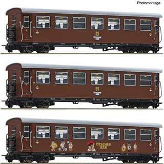 Roco 6240002 3-tlg. Set: Personenzug, Ötscherbär, NÖVOG, Ep. VI  Spur H0e