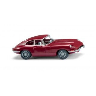 Wiking 080303 Jaguar E-Type Coupé  - purpurrot  Maßstab 1:87
