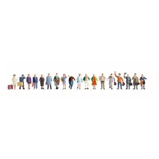 Noch 16106 XL-Set, Reisende  Spur H0