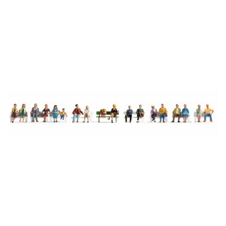 Noch 16131 XL-Set, Sitzende  Spur H0