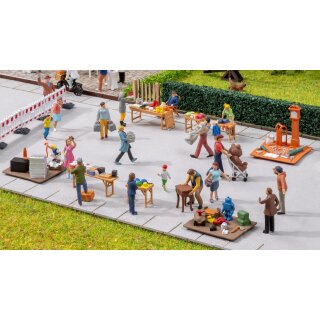 Noch 16280 Figuren-Themenwelt, Flohmarkt  Maßstab H0