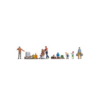 Noch 16282 Figuren-Themenwelt, Flohmarkt  Maßstab H0