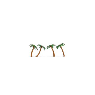 Noch 21973 Palmen (4 Stück) 4,5 cm  Spur H0, TT, N