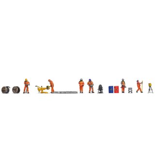 Noch 35901 Figuren-Themenwelt, Gleisbau, 3D-Druck  Maßstab N