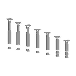 Noch 53941 Easy-Track Pfeiler-Set Steigung, 10 Stück