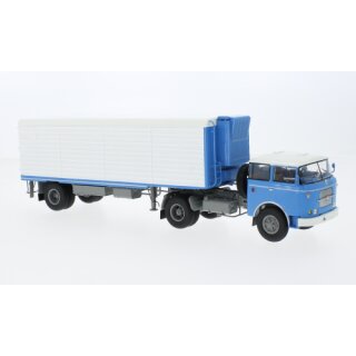 Premium ClassiXXs PCL47168 LIAZ 706 RTTN mit Kühlauflieger, blau/weiß  Maßstab 1:43