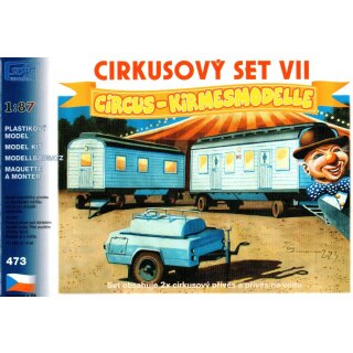 SDV 10473  Bausatz Zirkuswagenset VII.  Maßstab 1:87