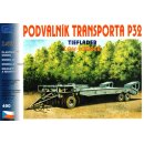 SDV 10490 Bausatz Tieflader P-32 grau  Maßstab 1:87