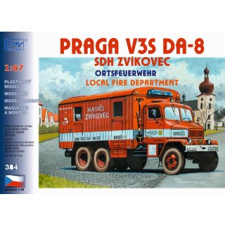 SDV 10384 Bausatz Praga V3S DA-8 Feuerlöschfahrzeug Maßstab 1:87