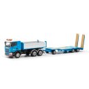 Herpa 316576 Scania R`13 Baukipper mit TU3-Anhänger,...